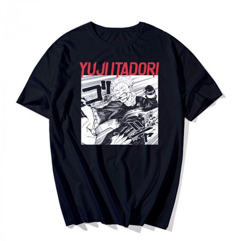 T-Shirt Jujutsu Kaisen Yuji Combattant