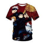 T-Shirt Jujutsu Kaisen Combat doré d'Exorcistes