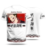 T-shirt manga Jujutsu Kaisen Yuji contrôle Sukuna 