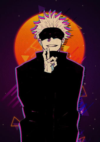 Poster Jujutsu Kaisen Gojo Satoru Fun