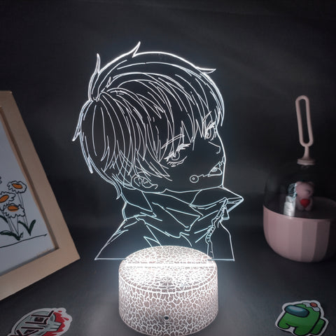 Lampe 3D  Jujutsu Kaisen Toge socle blanc