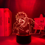 Lampe 3D  Jujutsu Kaisen Yuji Itadori front Sukuna rouge