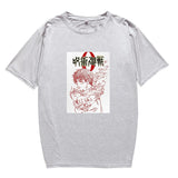 T-shirt Jujutsu Kaisen Yuta Okkotsu shinitaeru fleau gris