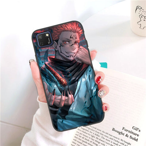 Coque Huawei Jujutsu Kaisen Sukuna et ses doigts