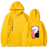 Sweat Hoodies Jujutsu Kaisen Gojo Fashion Jaune