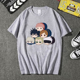 T-shirt Jujutsu Kaisen gris