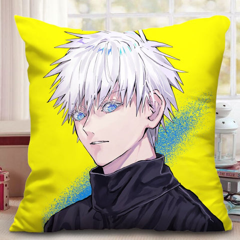 Coussin Jujutsu Kaisen Gojo Satoru Yeux Bleus