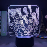 Lampe 3D  Jujutsu Kaisen Les Méduses Yuji blanc