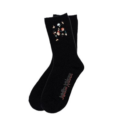 Chaussettes Jujutsu Kaisen Noires Les Exorcistes