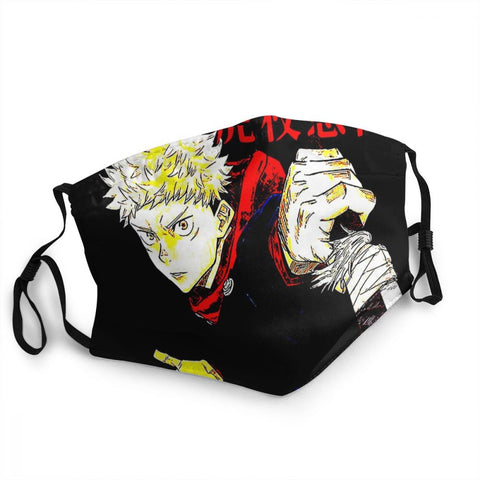 Masque Jujutsu Kaisen Yuji Itadori combat