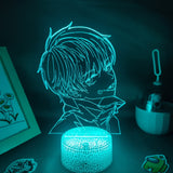 Lampe 3D  Jujutsu Kaisen Toge bleu socle blanc