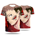 T-shirt Jujutsu Kaisen Yuji Itadori Bouche Sukuna