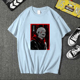 T-shirt Jujutsu Kaisen Sukuna Sombre Bleu