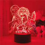 Lampe 3D  Jujutsu Kaisen Mahito le fléau démoniaque rouge