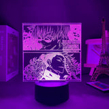 Lampe 3D  Jujutsu Kaisen Gojo VS Aoi Todo violet