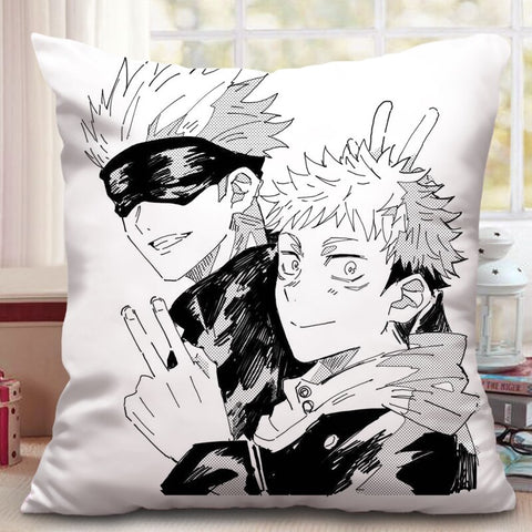 Coussin Jujutsu Kaisen  Gojo et Itadori