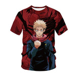 T-Shirt Jujutsu Kaisen Force de Yuji 