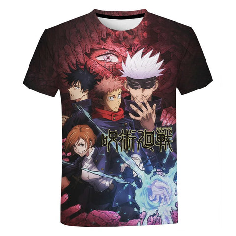 T-shirt Jujutsu Kaisen manga Sukuna oeil