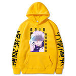 Sweat Jujutsu Kaisen Gojo Satoru Collector jaune