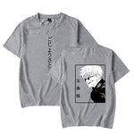 T-shirt Jujutsu Kaisen Gojo Satoru Fashion gris 