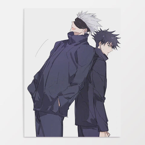 Poster Jujutsu Kaisen  Gojo Satoru et le Clan Zenin