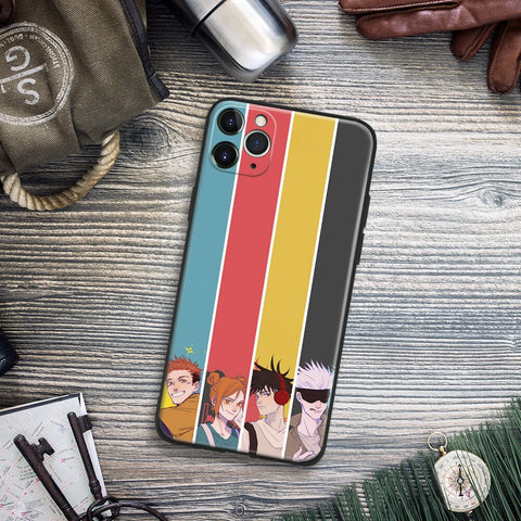 Coque Jujutsu Kaisen iPhone Couleurs Exorcistes