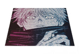 Plaid polaire Jujutsu Kaisen manga Gojo étonné