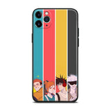 Coque téléphone Manga Jujutsu Kaisen iPhone Couleurs Exorcistes