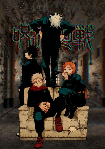 Poster Jujutsu Kaisen  École Exorcistes de Tokyo