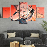 Toile de tableau Jujutsu Kaisen <br> Sukuna roi des fléaux