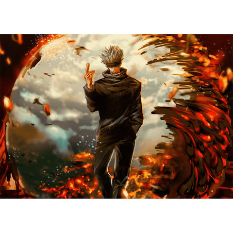 Poster Jujutsu Kaisen Gojo Satoru Extension de Territoire