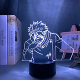 Lampe 3D  Jujutsu Kaisen Yuji Itadori front Sukuna  blanc