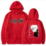 Sweat Jujutsu Kaisen Gojo Logo rouge