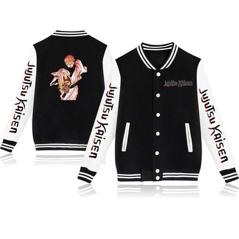 Veste Baseball Jujutsu Kaisen Sukuna Roi des Fléaux