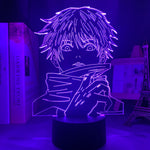 Lampe 3D Jujutsu Kaisen Gojo Satoru violet