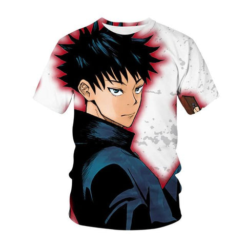 T-Shirt Jujutsu Kaisen Megumi reflet