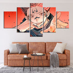 Toile de tableau Jujutsu Kaisen <br> Sukuna roi des fléaux