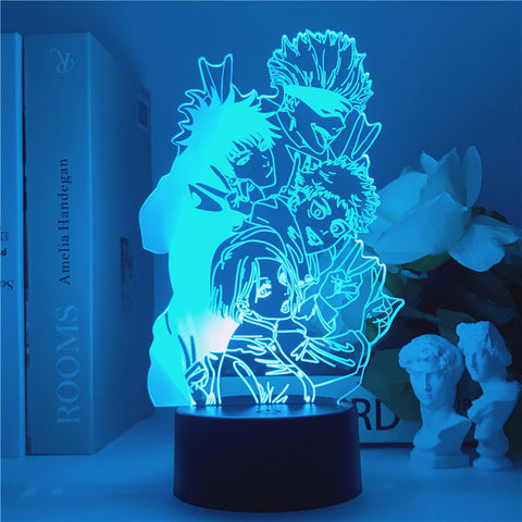 Lampe 3D  Jujutsu Kaisen Les exorcistes fashion bleu