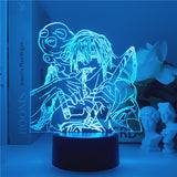 Lampe 3D  Jujutsu Kaisen Mahito le fléau démoniaque bleu