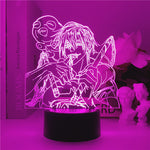 Lampe 3D  Jujutsu Kaisen Mahito le fléau démoniaque violet