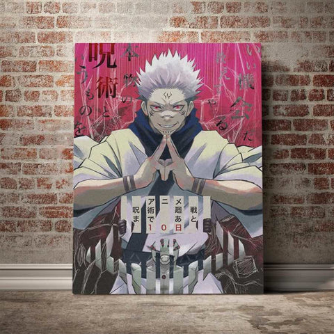 poster décoration jujutsu kaisen sukuna ryomen