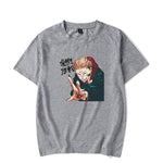 Tee-shirt Jujutsu Kaisen Sukuna Maléfique gris