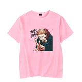 T-shirt Jujutsu Kaisen Sukuna Maléfique rose