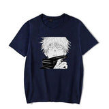 T-shirt Jujutsu Kaisen Gojo Infini bleu