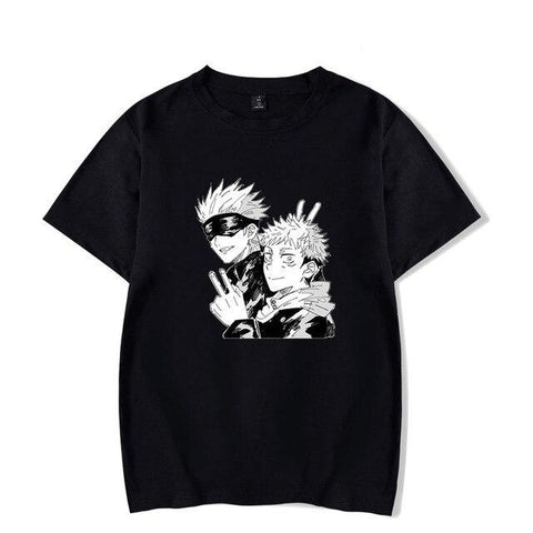 T-shirt Jujutsu Kaisen Gojo Satoru et Yuji Itadori