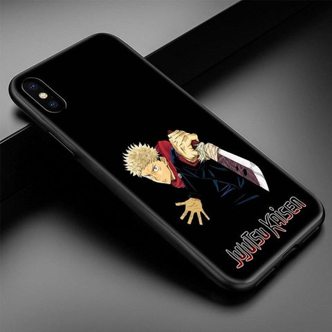 Coque Jujustu Kaisen iPhone Yuji Itadori Combat