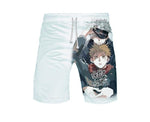 Short de bain Homme Jujutsu Kaisen  Blanc Yuji et Gojo