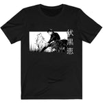 T-shirt Jujutsu Kaisen Manga Megumi Fushiguro Loup Noir