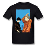 T-shirt Jujutsu Kaisen manga 100% qualité Yuji et Megumi