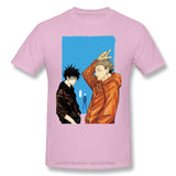 T-shirt Jujutsu Kaisen style été Yuji et Megumi